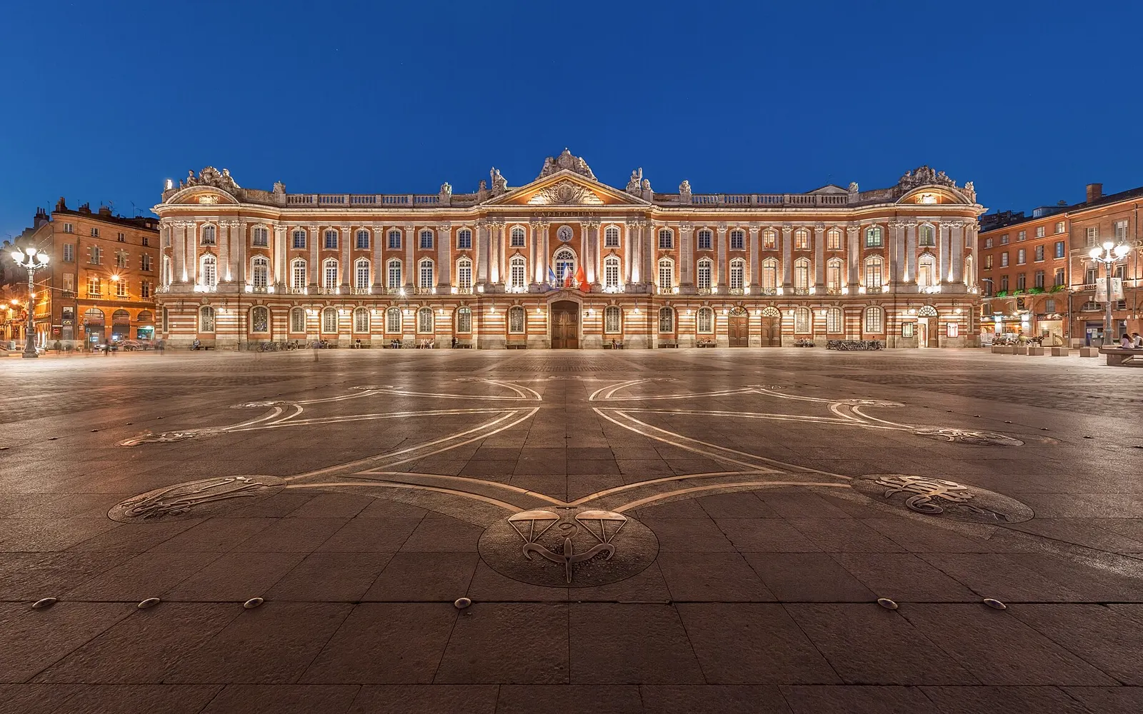 La place du Capitole à Toulouse, ville d'arrivée d'un déménagement