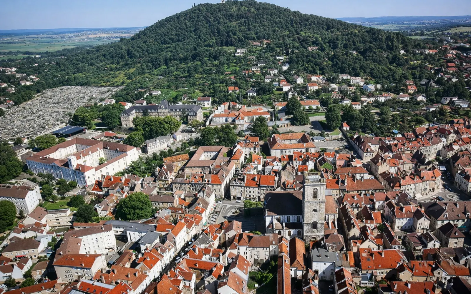 Les rues du vieux Vesoul, en Haute-Saône